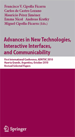 Advances in New Technolog4ies, Interactive Interfaces and Communicability (ADNTIIC 2011): Design, E-commerce, E-learning, E-health, E-tourism, Web 2.0 and Web 3.0 